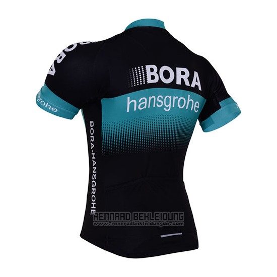 2017 Fahrradbekleidung Bora Shwarz Trikot Kurzarm und Tragerhose